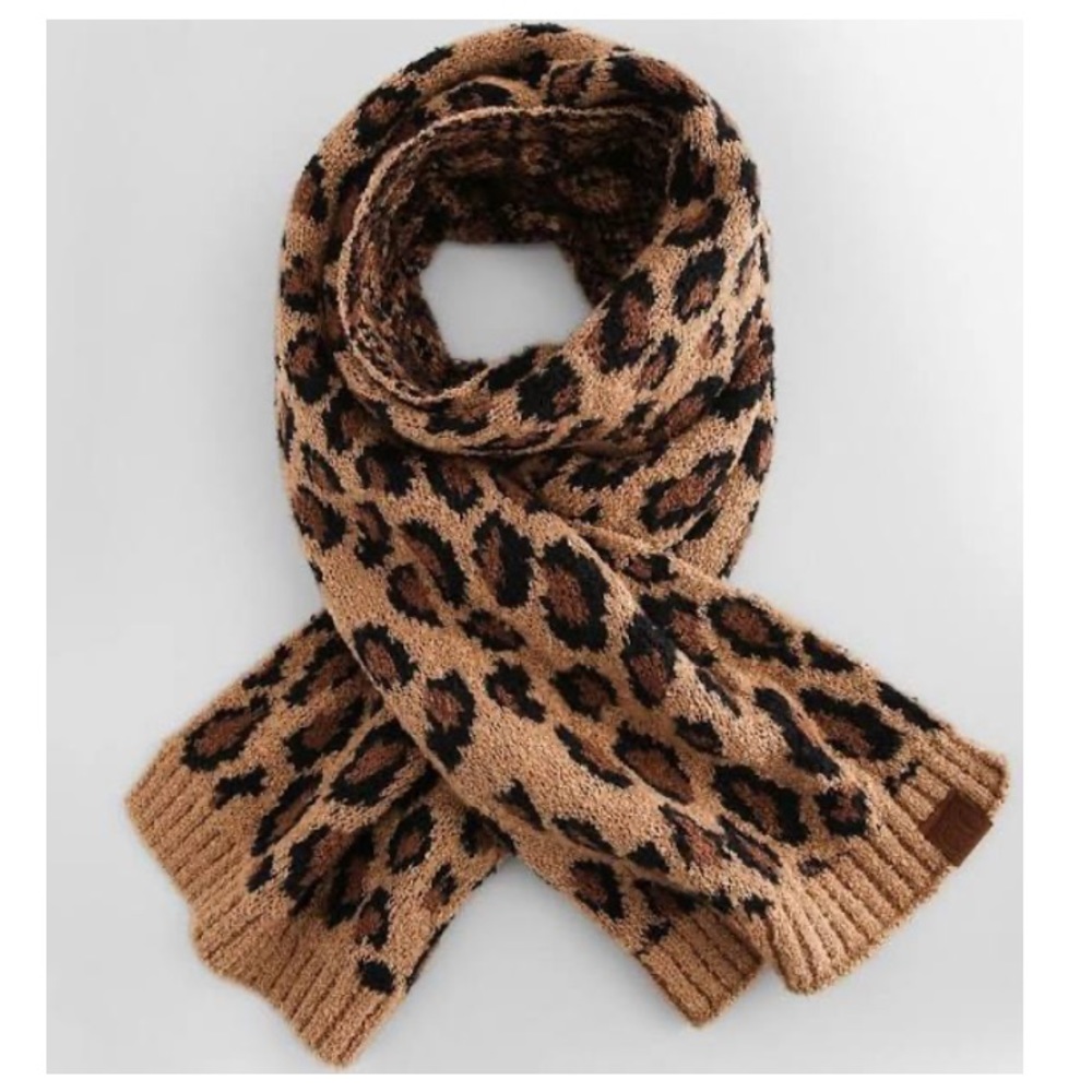 CC leopard scarf